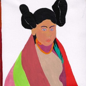 Indigenous 23, 12” x12” Canvas