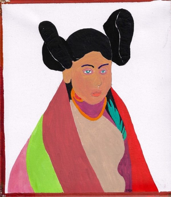 Indigenous 23, 12” x12” Canvas