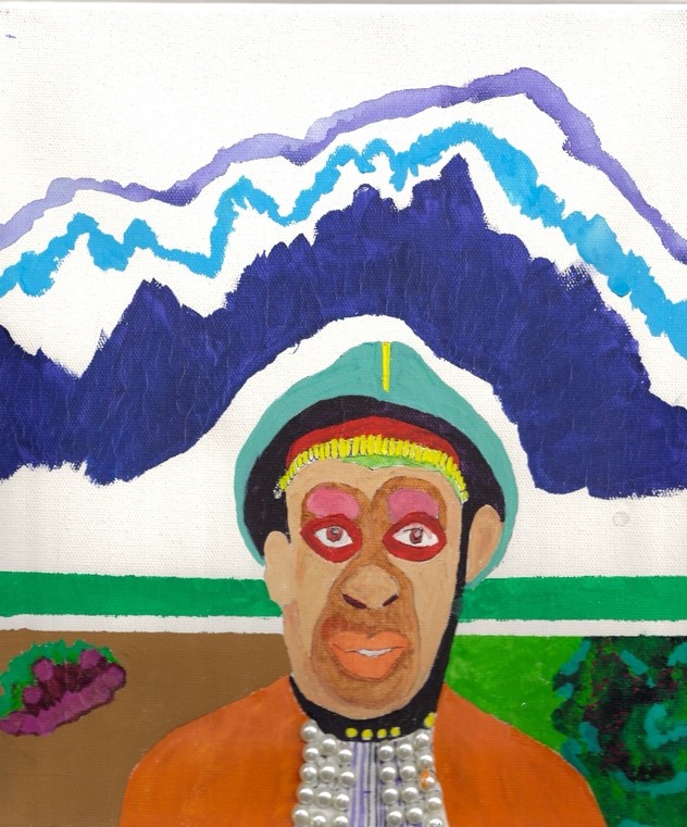 Indigenous 24, 12” x12” Canvas.