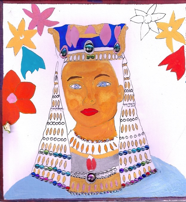 QUEEN 0   12” x 12” Canvas