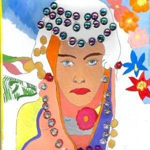 Queen 11   12” x 12” Canvas