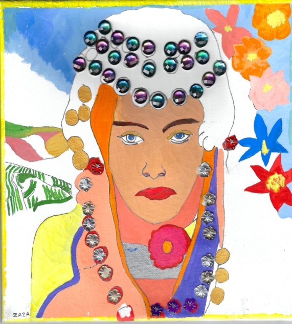 Queen 11   12” x 12” Canvas