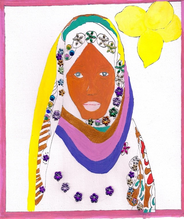 QUEEN 4    12” x 12” Canvas
