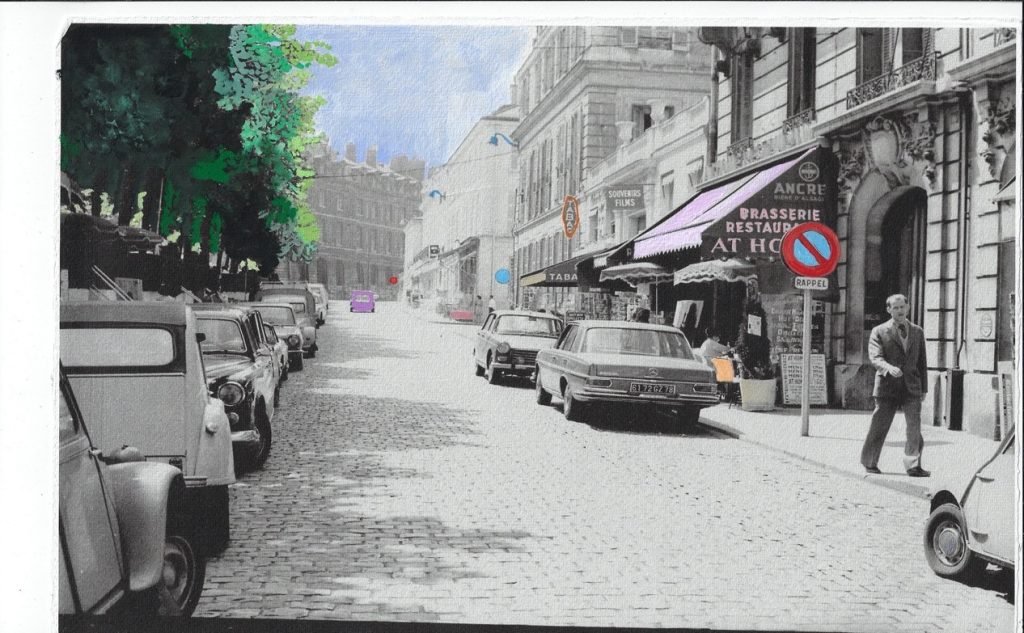 Paris Street 11” x 17”