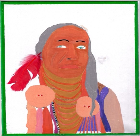 Indigenous 8, 12” x 12” Canvas