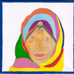 Indigenous 18, 12” x12” Canvas