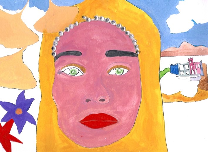 QUEEN 23    9” x 12” Paper