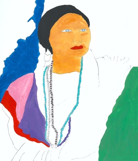 QUEEN  17   9” x 12” Paper