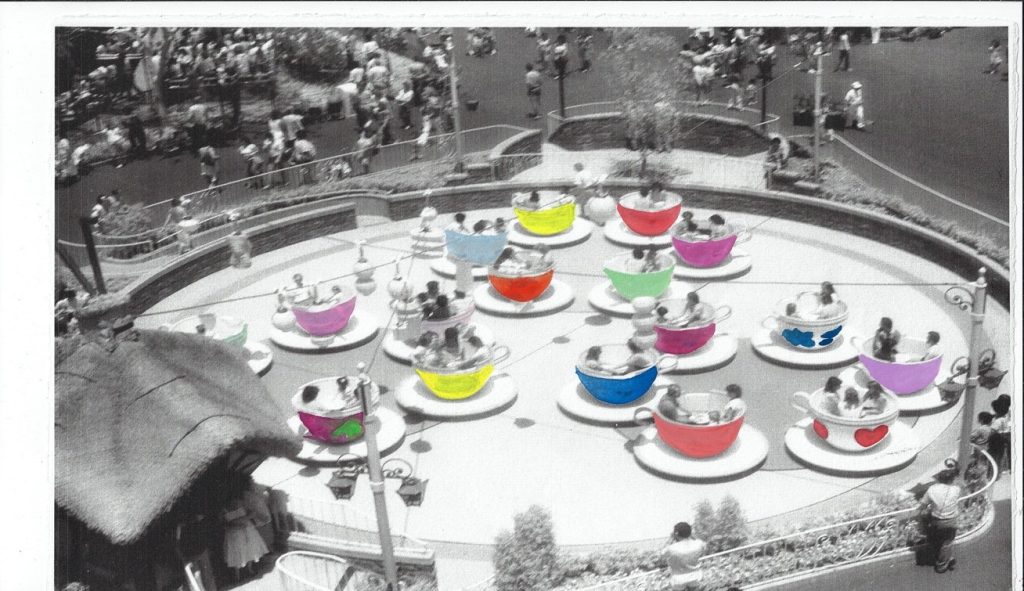 Disney Teacups  11” x17”