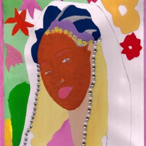 QUEEN 10   12” x 12” Canvas