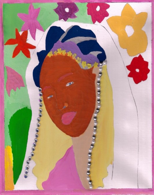 QUEEN 10   12” x 12” Canvas