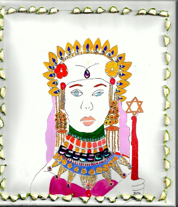 QUEEN 8  12” x 12” Canvas