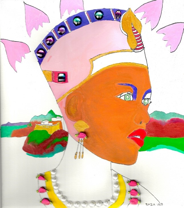 QUEEN 6   12” x 12” Canvas