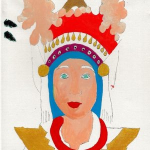 QUEEN 13    9” x 12 “ Paper