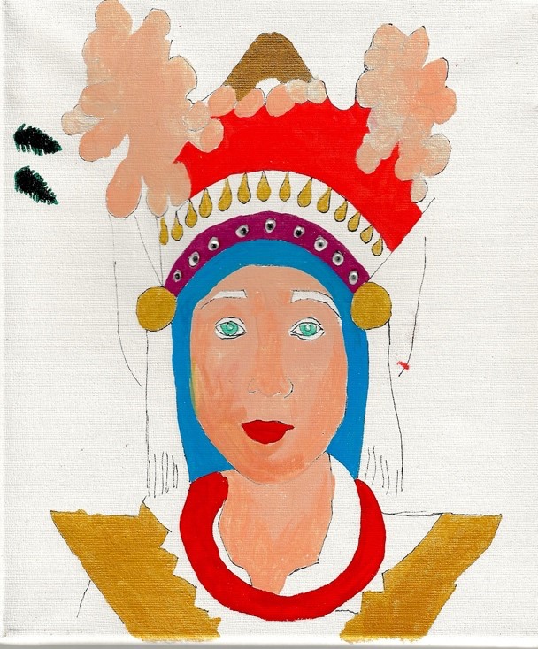 QUEEN 13    9” x 12 “ Paper