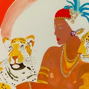 QUEEN 27     12” x 17” Paper