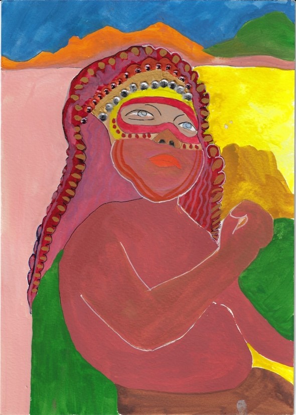 Indigenous 29, 12” x 16” Paper