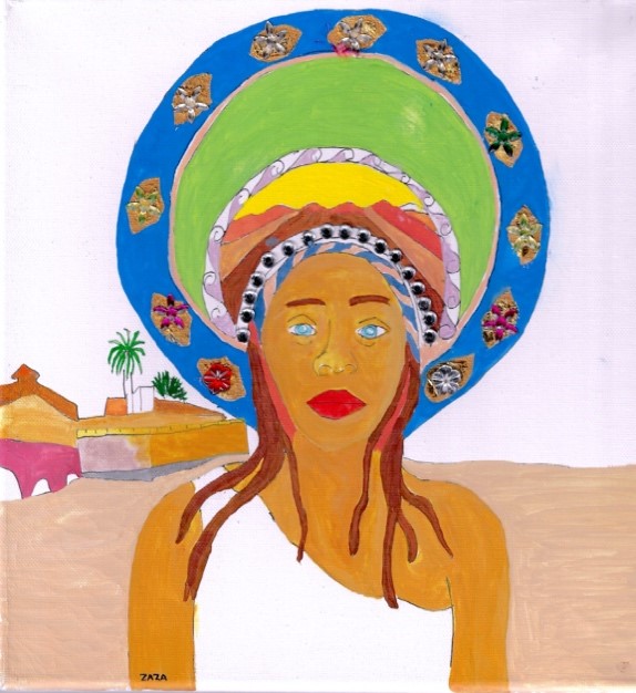 QUEEN 3   12”  x12” Canvas