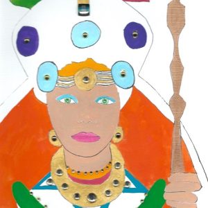 QUEEN 19   9” x 12” Paper