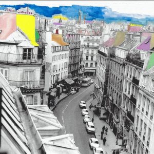 Rooftops of Paris  11” x 17”