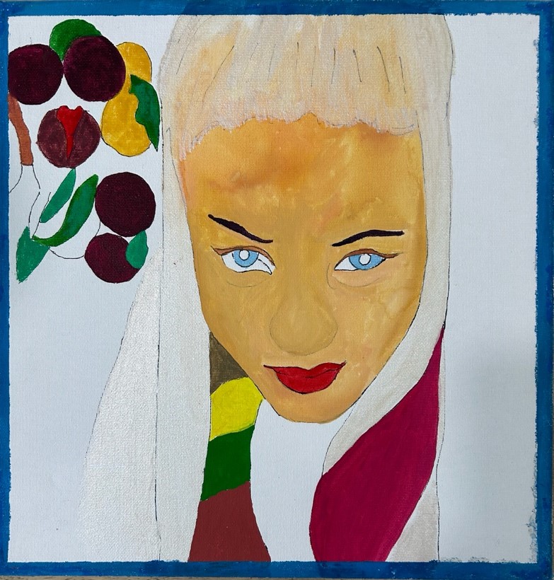 44. 12” x12” canvas