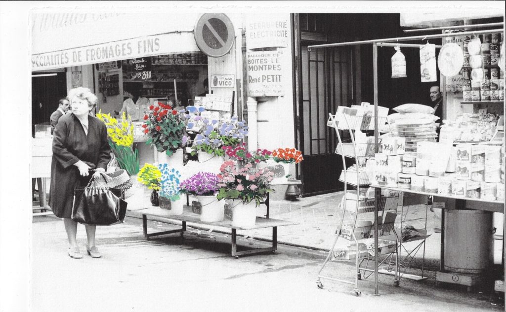 PARIS FLORIST. 11” x 17”