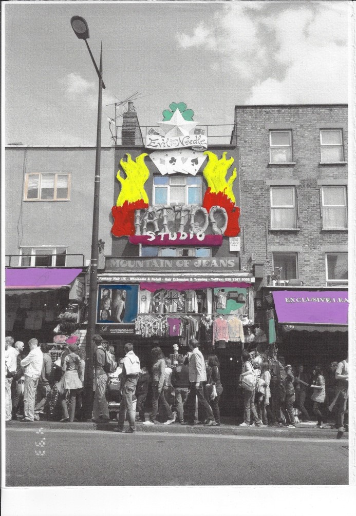 Chelsea Tattoo. 11” x 17”