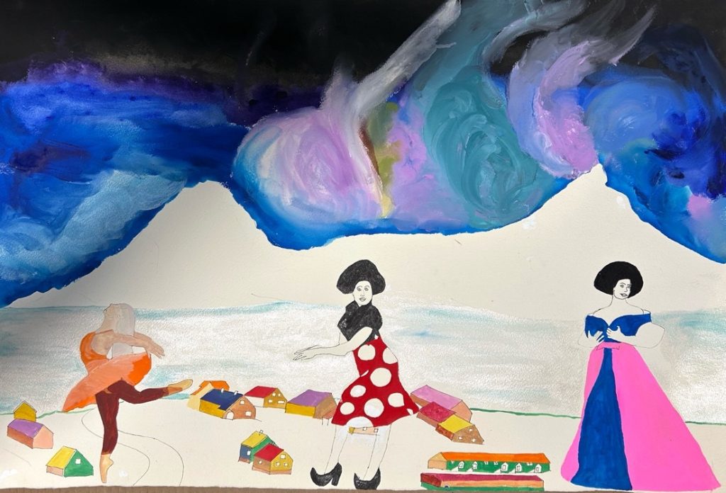 The Arrivals  18” x 24”