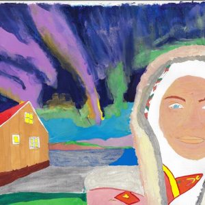 Greenland Lady. 12” x 16”