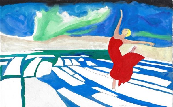 Glacier Ballet 12” x 18”