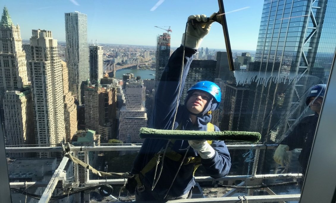 World Trade Center Window Washer  30th floor