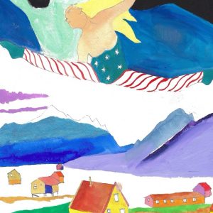 America Loves Greenland. 12” x 16”