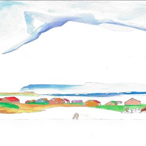 12” x 16”  Greenland Cloudcover