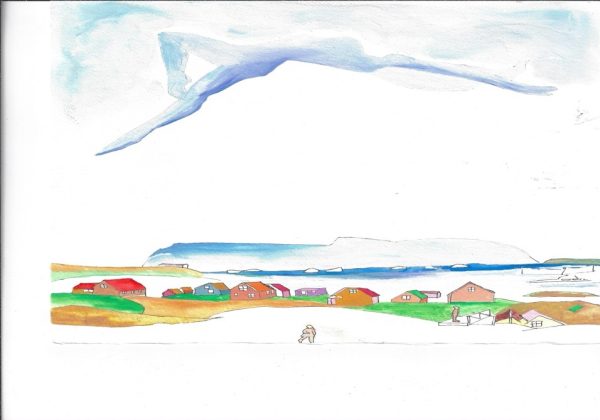 12” x 16”  Greenland Cloudcover